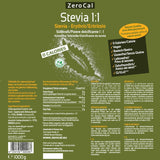 Stevia 1:1 (Erythrit - Stevia) - Natürlicher Zuckerersatzstoff, 1000 G Zoetstoffen Naty Shop
