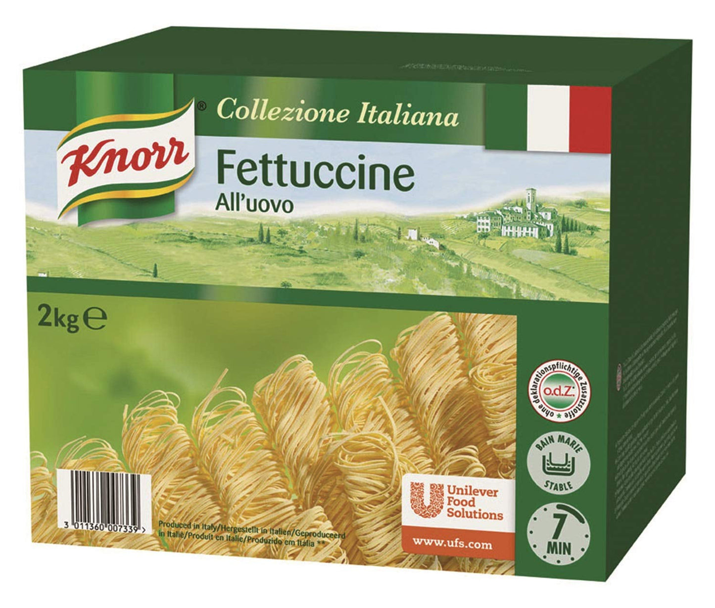 Knorr Fettuccine Pasta met Ei - Narrow Ribbon Noodles - Groot pakket noedels, 2000 g