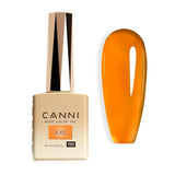 CANNI gel nagellak, semi-permanent, donkerpaars, nagellak, UV-gel, losweken, manicure