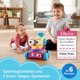 Fisher-Price 4-in-1 leerrobot Linus voor baby's en peuters, speelgoed vanaf 6 maanden - Duitssprekend, HCK39 Babyspeelgoed Naty Shop
