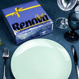 Renova papieren servetten, goudblauw - 40 servetten