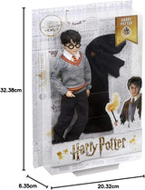 Mattel Harry Potter - verzamelpop (ca. 26 cm) met Zweinsteinuniform, Griffoendor-mantel en toverstaf, speelgoed vanaf 6 jaar FYM50 Actiefiguren Naty Shop