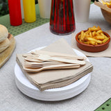 Tafelsoort | 100 stuks bulkverpakking Zacht gerecycled papier Servetten Bruin Wegwerpfeestservetten Geschikt voor dagelijks gebruik Milieuvriendelijk Kraft Ongebleekt Composteerbaar Gemaakt in de EU 2-laags 33 cm
