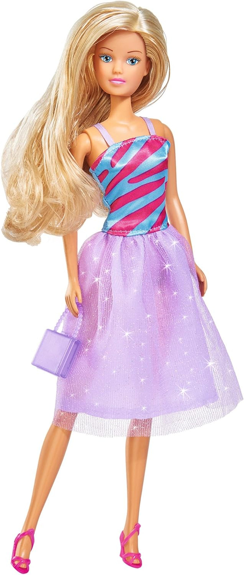 Simba 105733092 - Steffi Love Fashion Deluxe avondjurkpop met acht extra jurken en bijpassende accessoires, 23 stuks, 29 cm, vanaf 3 jaar