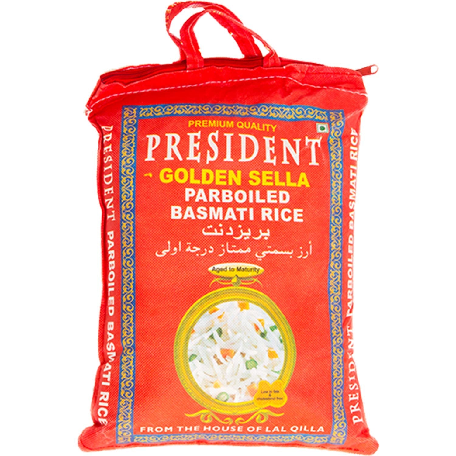 President - Gouden Sella Basmati Rijst, (1 X 10 KG)