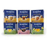 Caffè Borbone Café au Lait - 64 Kapseln - Lösliches Pulvergetränk mit Milchpulver en Instantkaffee - Compatible met Kaffeemaschinen der Marke Nescafè®* Dolce Gusto®*