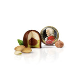 Rebel, Duet Mozart Kugeln, verpakking van 2, Mozart-balletjes van pure chocolade gevuld met pistache en marsepein, amandelen en hazelnootnougat, 40 g (2 Mozart-ballen)