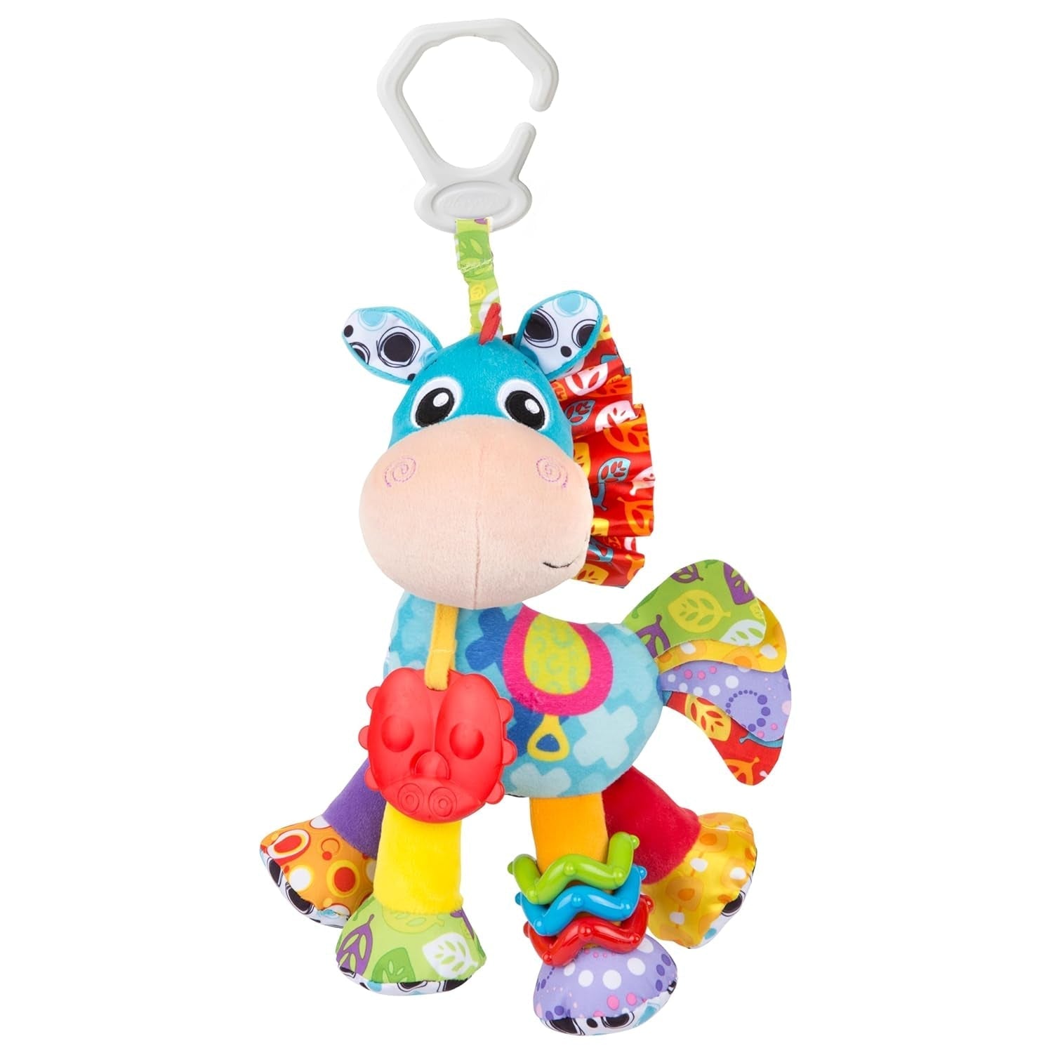 Playgro Clip Clop Sensory Garden Activity Gift Pack - Sensory Garden Toy voor baby's vanaf 0 maanden - Interactief speelgoed met rammelaars, bijtring en kinderwagen Friend - 4 stuks