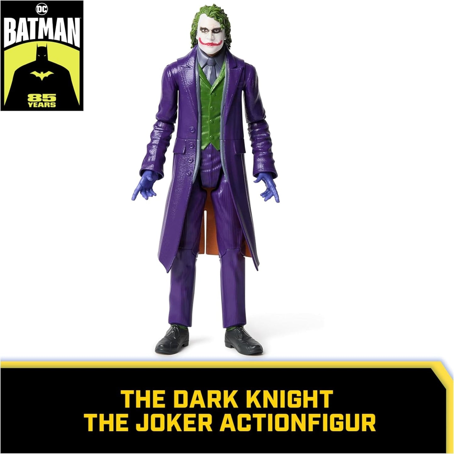 DC Comics the Dark Knight - Joker-actiefiguur Bekend uit de legendarische trilogie de Dark Knight in 30 cm. Vanaf 3 jaar Actiefiguren Naty Shop