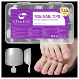 Gelike Ec korte amandelnagels - zachte nagels met volledige dekking, voorgepolijste kunstnagels voor nagelverlengingen, nagelstudio voor thuis, doe-het-zelf salon, 120 stuks, 12 maten