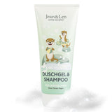 Jean & Len 2 in1, Douchegel en shampoo voor gevoelige kinderen, 200 ml Douche en bad Naty Shop
