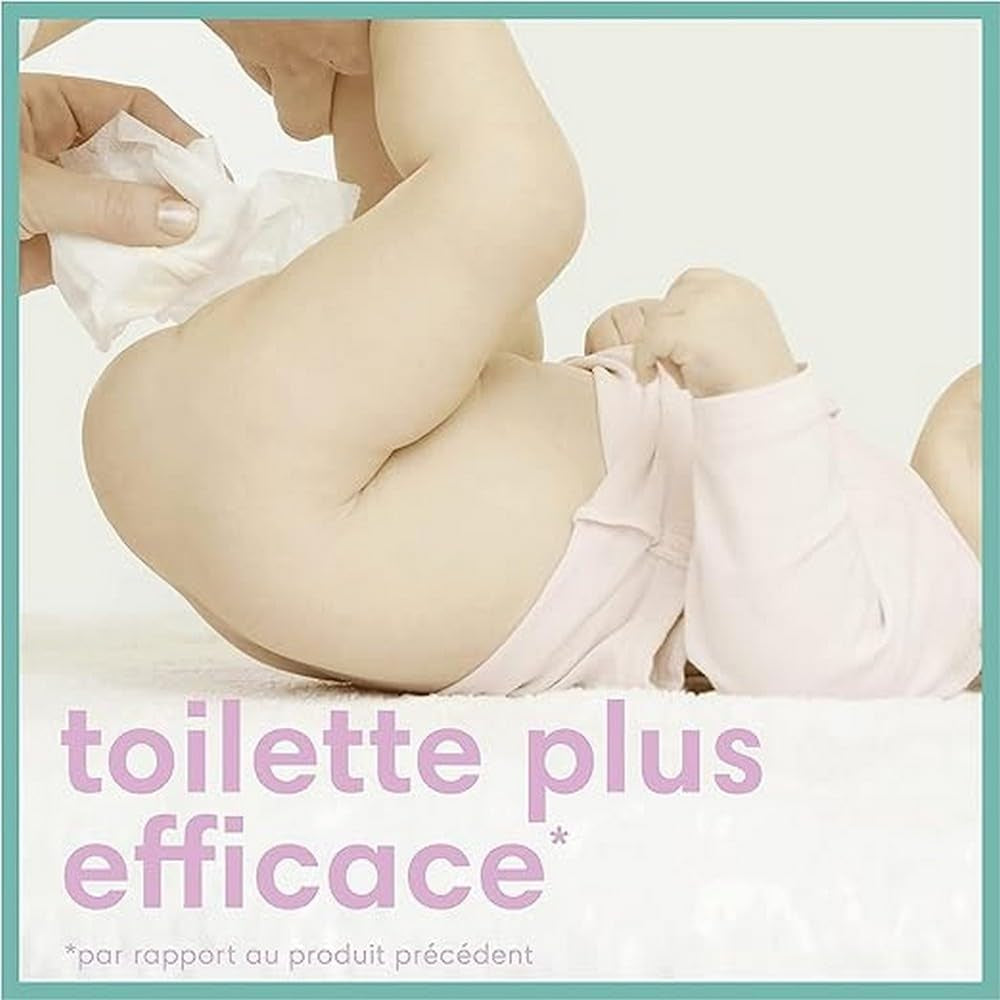 Pampers Sensitive babydoekjes, 624 doekjes (12 x 52), ongeparfumeerd, voor zachte, milde reiniging (pak van 2)