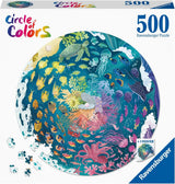 Ravensburger Puzzel 17170 Cirkel van kleuren - Oceaan & Onderzeeër Puzzel 500 stukjes Puzzel Naty Shop