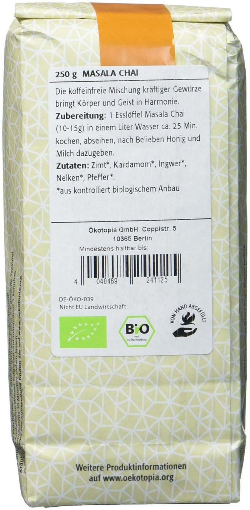 Masala Chai, verpakking van 1 (1 x 250 g)