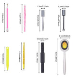 Nail Art Werkzeug Magnetstift, 10 Stück Nagel Magnet Stick Tool Set, Nagel Magnet Stift en Starker Magnet Stock Punktierungsstifte Für DIY 3D Magnetics Katzenauge UV Gel Polnisch Nagel Kunst
