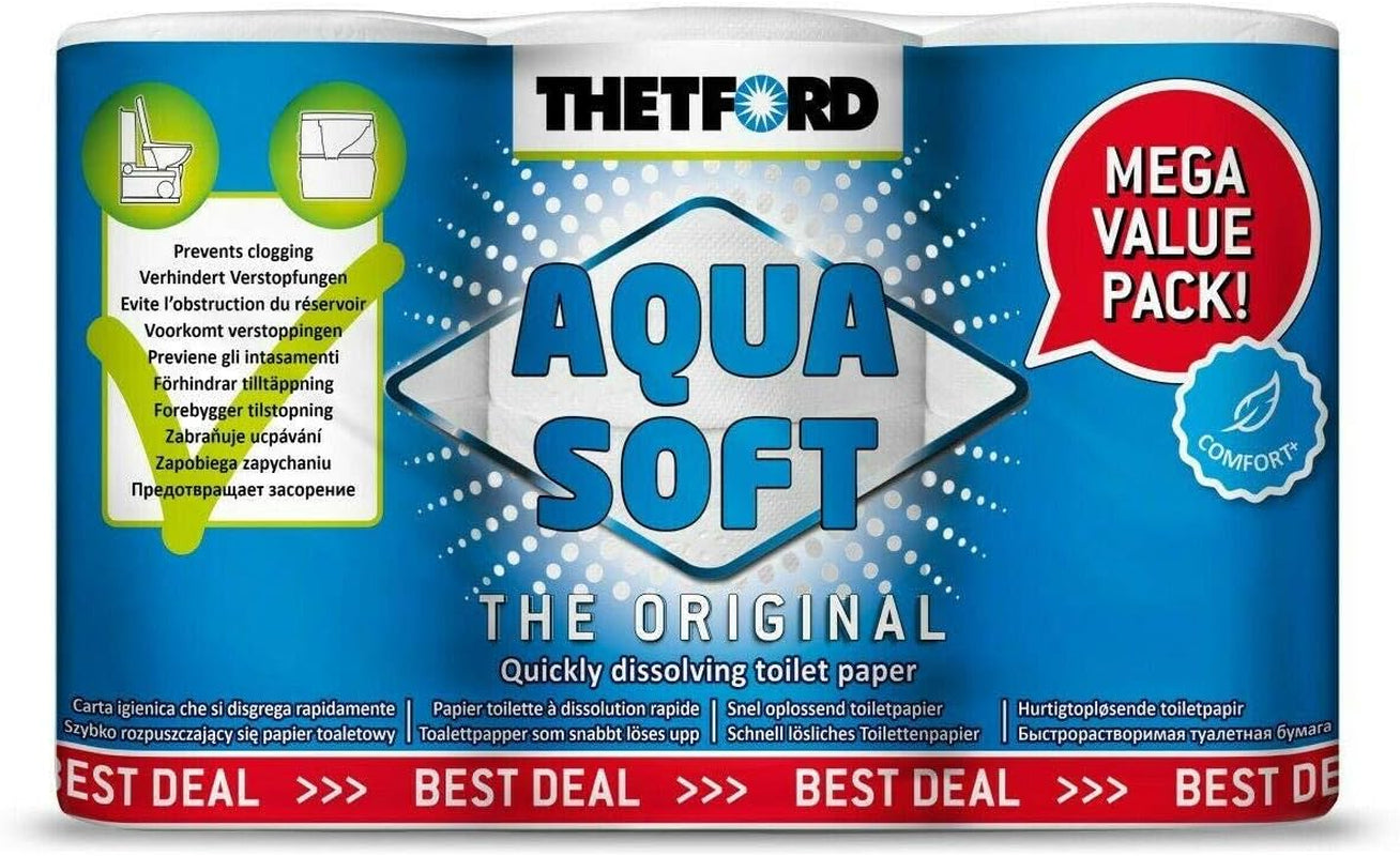 Aqua Zacht Toiletpapier Draagbaar Toiletpapier 4 Rollen/Flessen Campingtoiletten Outdoor Campingtoiletpapier
