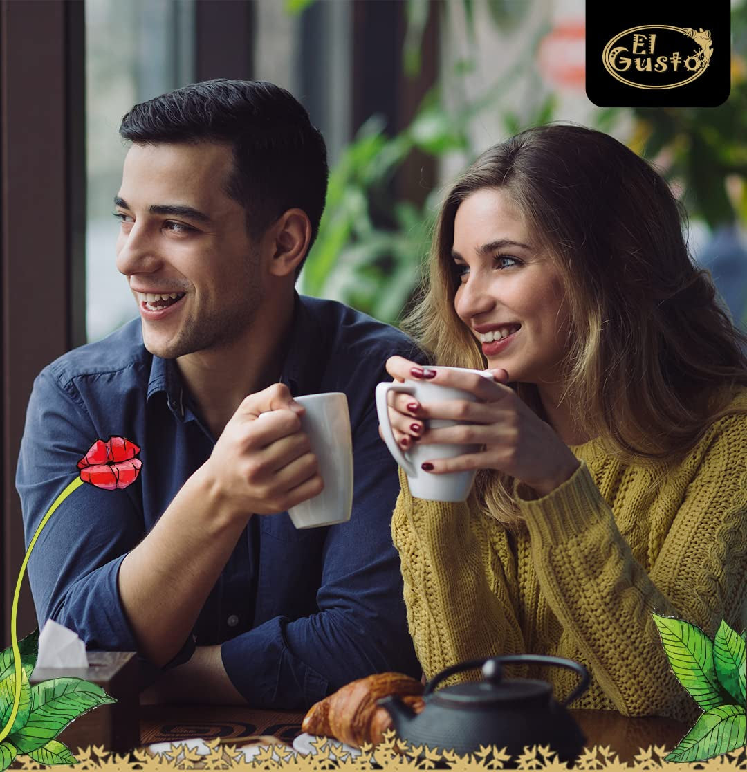 El Gusto Espresso Kaffee uit ganzen Bohnen uit Costa Rica, dunkel geröstet, creatieve Mischung, 100% Arabica, frischer Gourmet-Kaffee 3er Pack