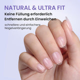 Btartbox Extra Korte Amandelnageltips - Volledige dekking Gel X Soft XS Gelnageltips - Voorgevormde semi-matte voor brede nagels Salon 320 stuks