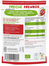 FRECHE FREUNDE Biologische aardbeienfruitchips, gevriesdroogde fruitchips, natuurlijk gesneden gedroogd fruit zonder toegevoegde suiker, veganistisch, lactosevrij, glutenvrij, verpakking van 12 (12 x 12 g)