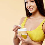 Maternatura, nazorgmasker met passievrucht, hydrateert en geeft het haar elasticiteit na blootstelling aan de zon, biologische schoonheidsroutine voor strandhaar, gecertificeerd biologisch, Made in Italy - 200 ml Naty Shop haarmasker