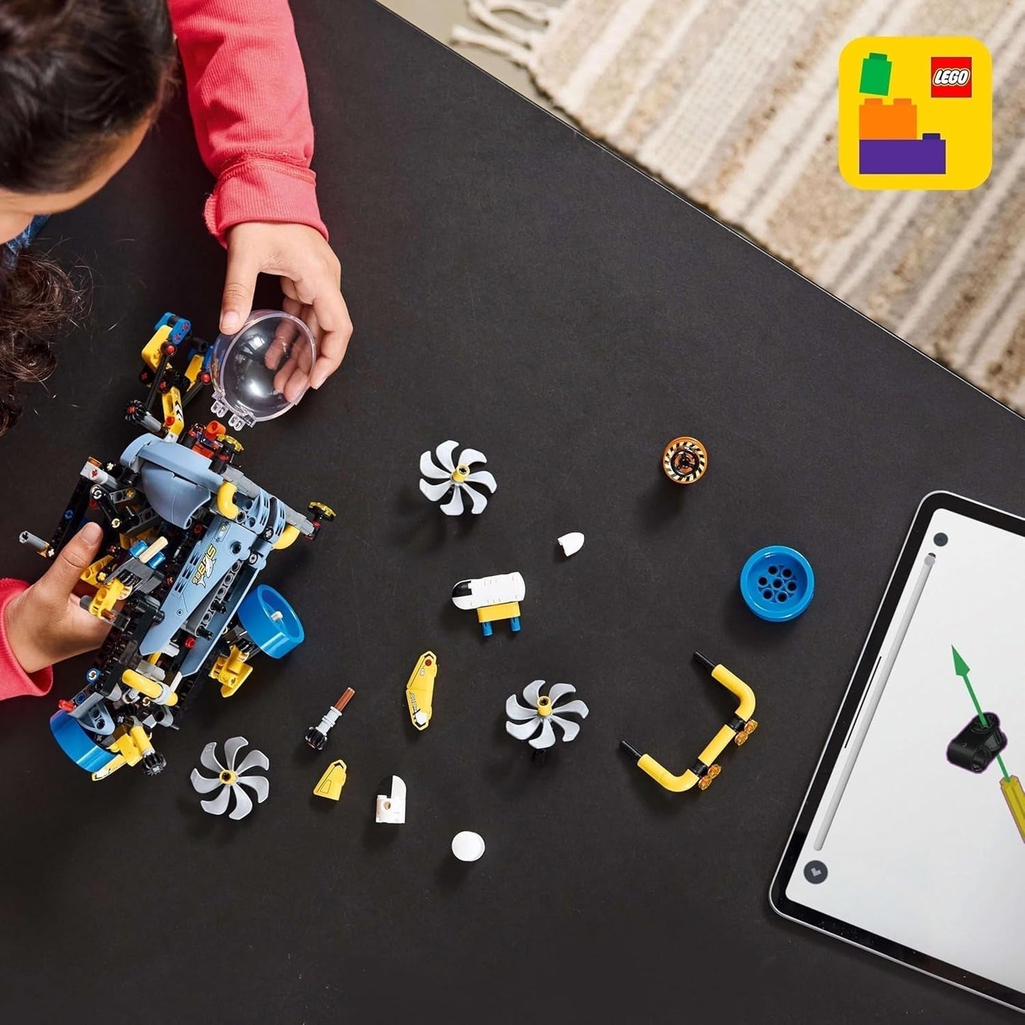LEGO Technic Deep Sea Explorer Onderzeeër bouwspeelgoed voor kinderen van 9 jaar oud Jongens en meisjes Creatieve verjaardagscadeau-ideeën Bouwbaar voertuig met roterende propellers 42201 Bouwsets Bekijk de LEGO-Store