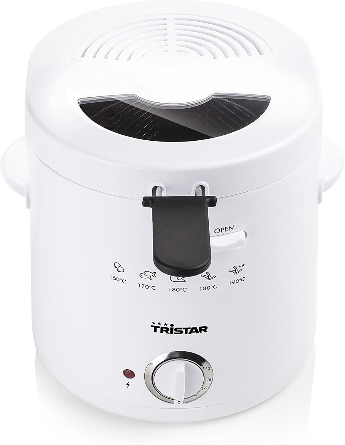 Tristar FR-6941 friteuse - thermostaat, 1,5 L, 1000 W, wit Apparaten Naty Shop