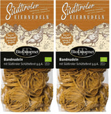 BioGourmet lintnoedels met Schüttelbrot uit Zuid-Tirol (BGA) | Gezouten en gearomatiseerde eiernoedels met echt spek uit Zuid-Tirol | 1 x 250 g Bio