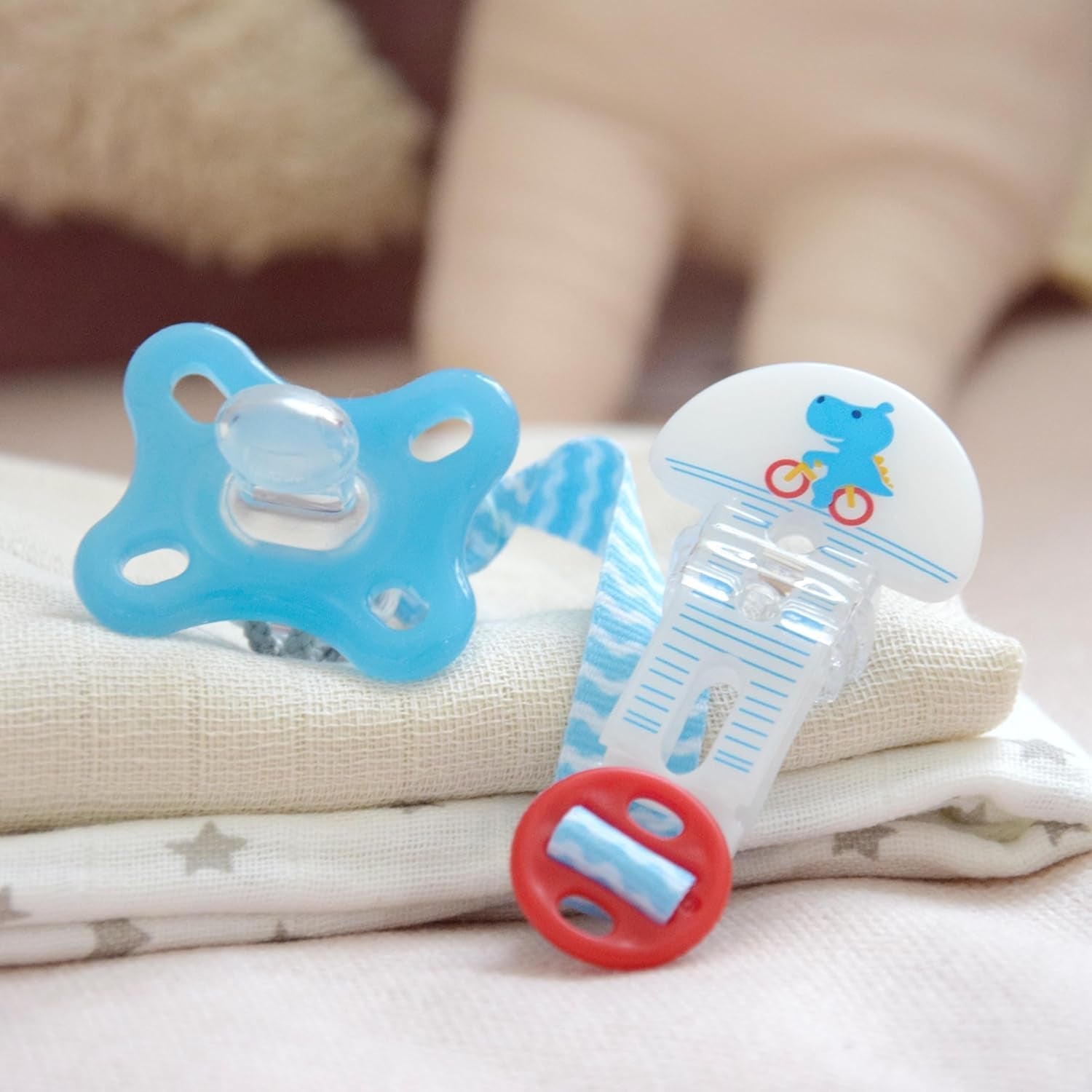 MAMMA Clip het! & Cover, ketting met speenhoesje, neutraal