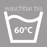 Traumnacht comfort donzen kussen met hoogwaardige donsvulling en pluisbestendige hoes van 100% katoen, Oeko-Tex gecertificeerd, 80 X 80 cm, geproduceerd volgens de Duitse kwaliteitsnorm Naty Shop standaardkussens