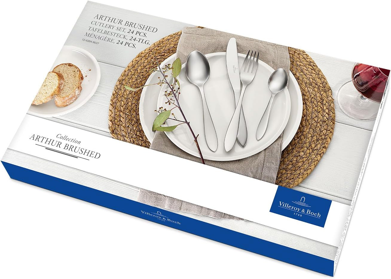 Villeroy En Boch Arthur Bestek voor 6, 24-delig, RVS Keuken Naty Shop