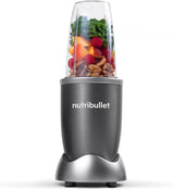 Nutribullet Original, Elektrische Mixer, Zerkleinerer, Smoothiemixer, Smoothie Maker, 600 W Leistung, Einfach Und Schnell in Der Anwendung, Kompakt, Leicht Zu Reinigen, NB603DG Kitchen Naty Shop Dunkelgrau Basispaket