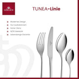 Gerlach 1760 Tunea Set, RVS bestek, 24-delig, 6 personen Keuken Naty Shop
