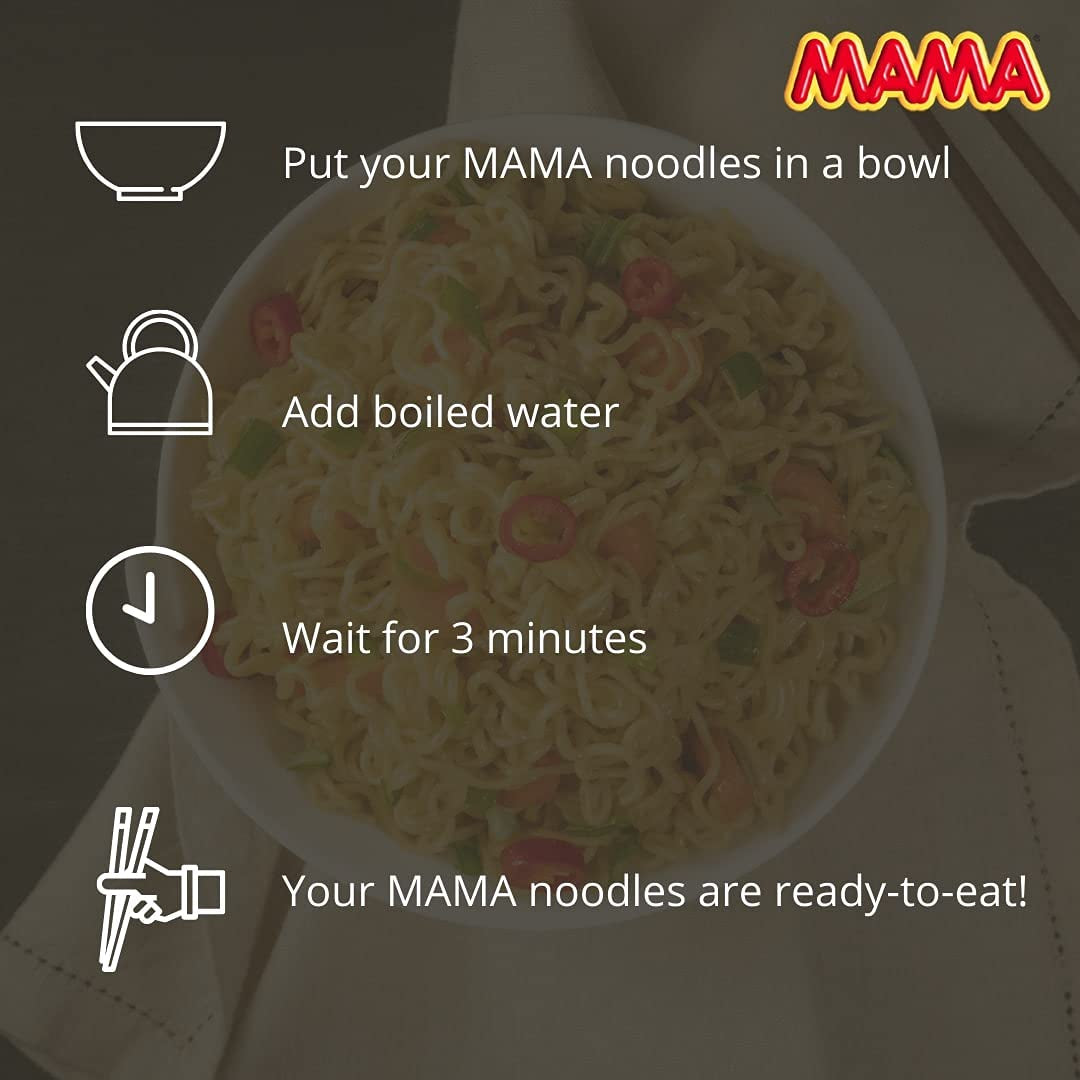 MAMA - Instantnoedels met groenten - (1 x 60g)