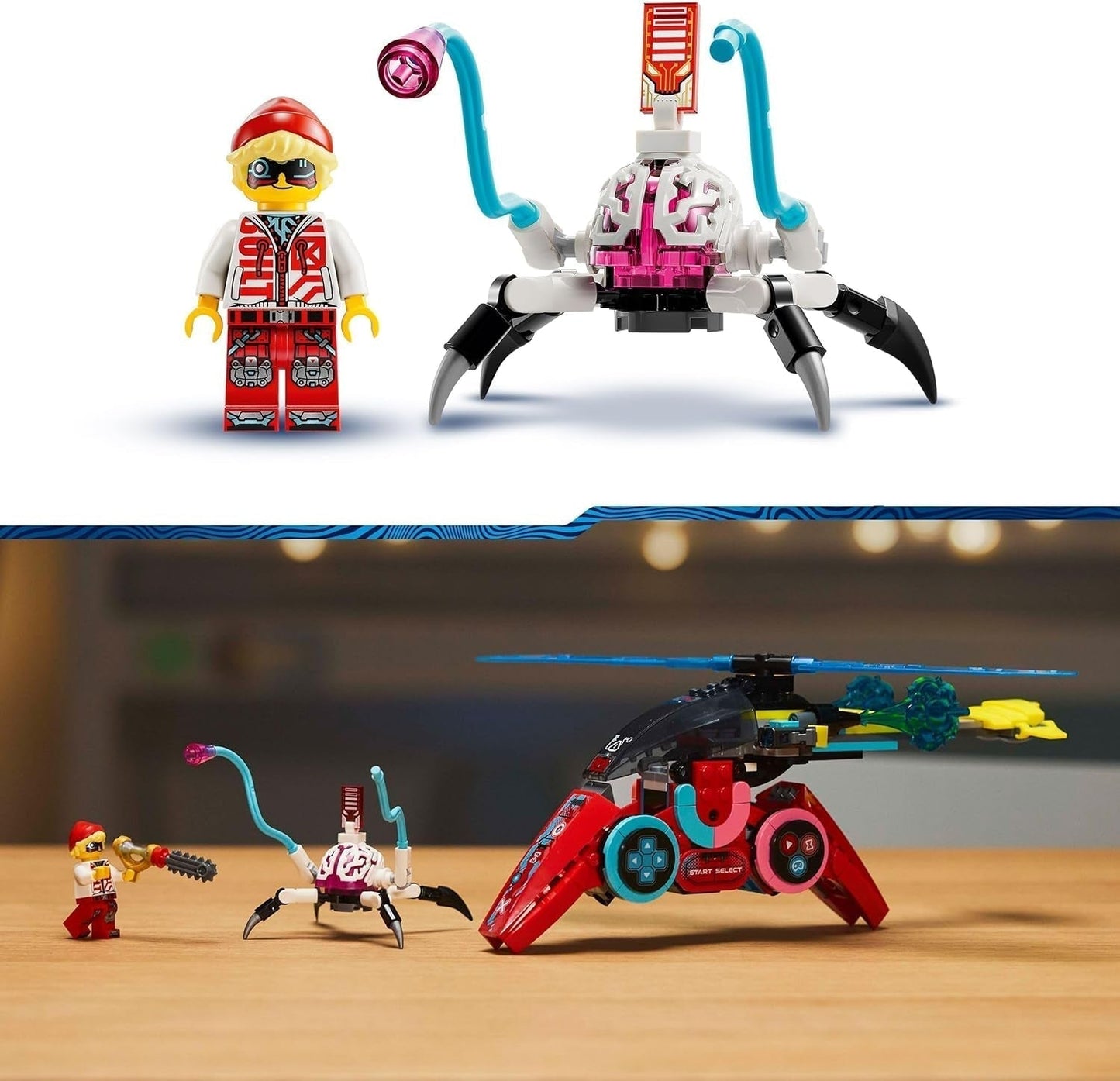 LEGO Dreamzzz Coopers Flying Videogamecontroller Fantastisch speelgoed 2 in 1 Spider Minifiguur Videogameset Cadeau voor meisjes en jongens vanaf 7 jaar oud 71489 Bouwsets Besuch in LEGO-Store
