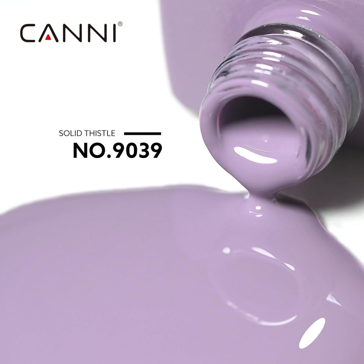 CANNI gel nagellak, semi-permanent, donkerpaars, nagellak, UV-gel, losweken, manicure