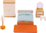 Hape E3459 - Kinderkamer, klein Poppenhuis Naty Shop Slaapkamer