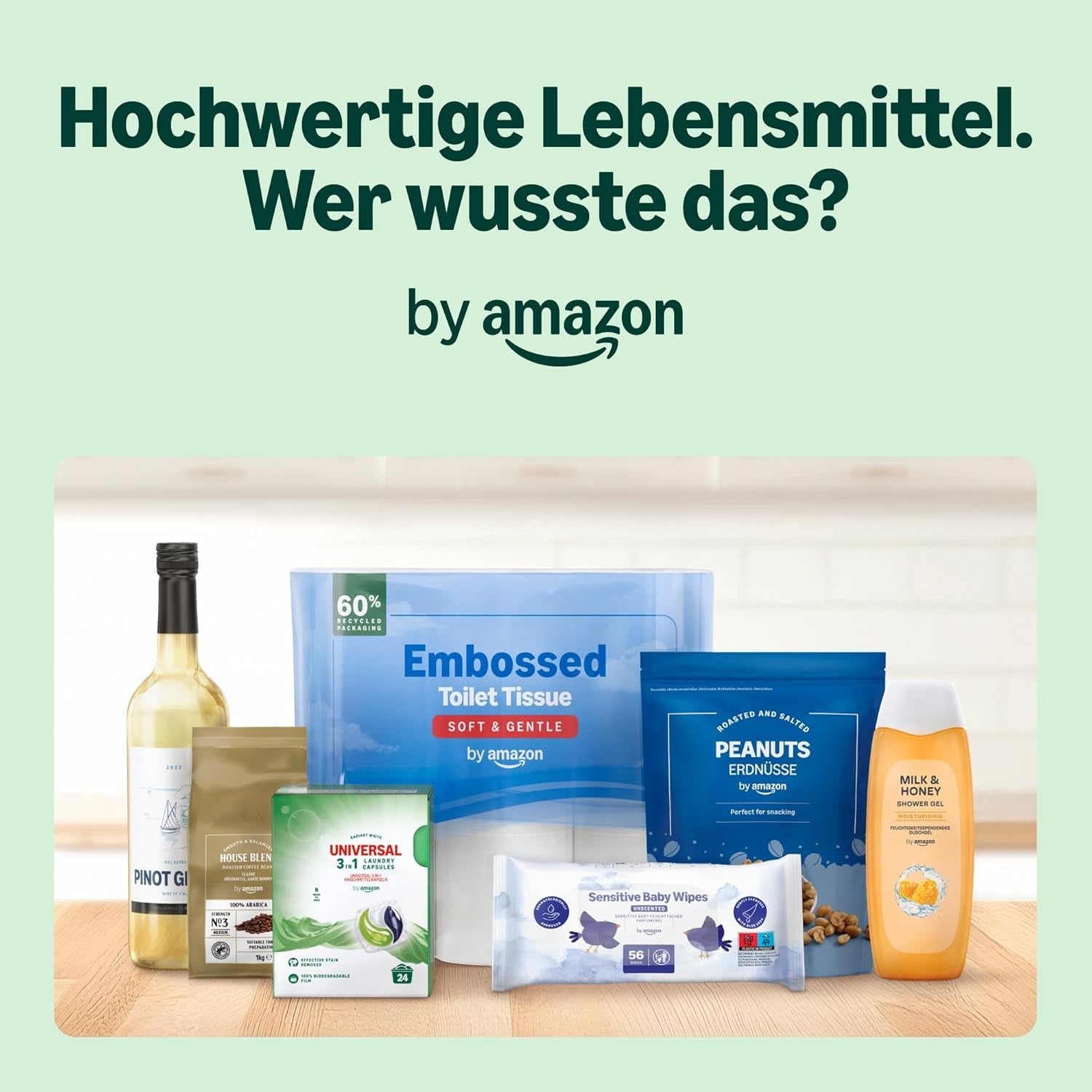 by Amazon Lungo Aluminium-Kaffeekapseln, compatibel met Nespresso, mittelgeröstet, 100 Stück (5 Packungen mit je 20 Stück) – Rainforest Alliance zertifiziert