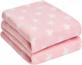 DREAMSCENE comfortabele deken donzige deken fleece deken - woonkamerdeken warm winter zacht, bankdeken, bankdeken, knuffeldeken kinderen, woonkamer & knuffeldekens 120X150Cm, bankspreideken grijze sterren Bedden en dekens Besuche den DREAMSCENE-Store Roze 120 X 150 Cm