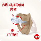 NUK Star Night & Day Babyfopspeen 0-6 maanden Glow in the Dark BPA-vrij siliconen roze kat 2 stuks
