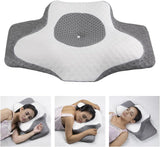 Topmener Orthopedisch kussen van traagschuim, verstelbaar nekkussen, vlinder Ergonomisch orthopedisch kussen voor neksteun tijdens de slaap, slaapkussen voor rug- en buikslapers Cervicale orthopedische kussens Naty Shop Standaardtitel