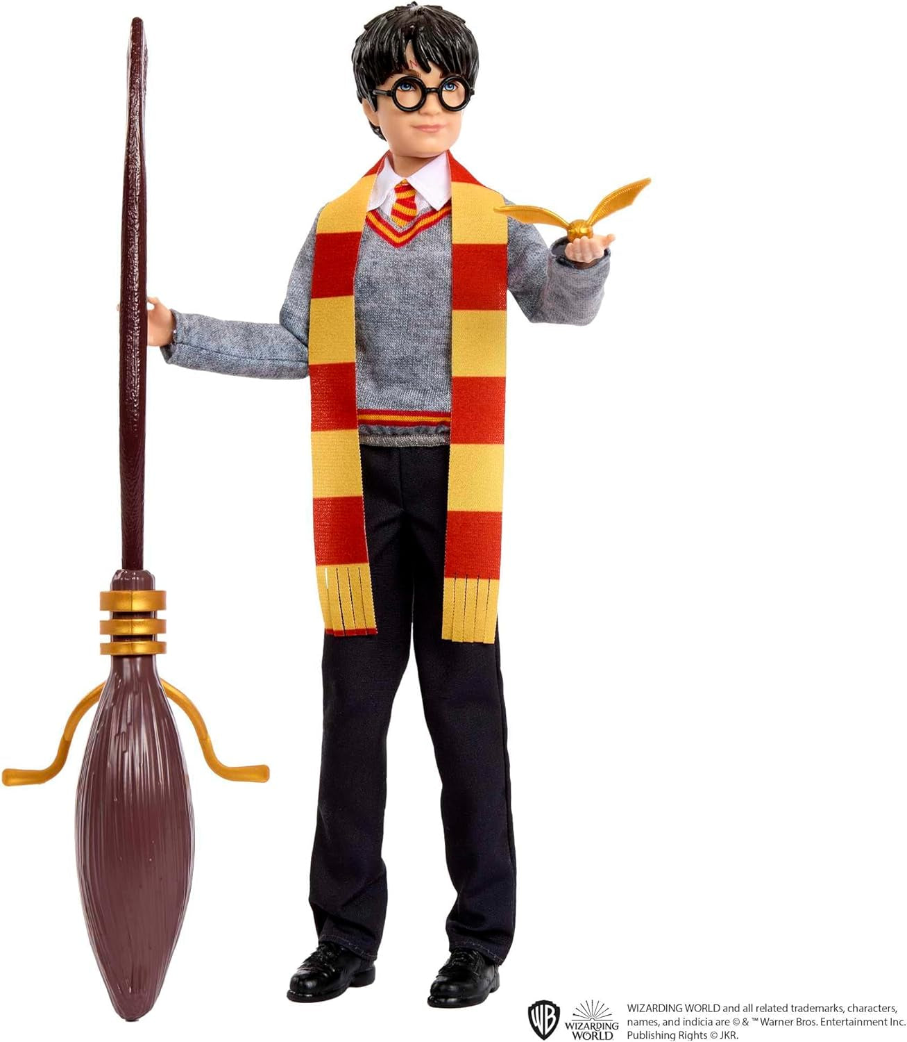 HARRY POTTER Griffoendor adventskalender - 24 verhalen, magische verrassingen, gemeenschappelijke ruimte van Zweinstein, levensecht gezicht, voor fans vanaf 6 jaar, HND80 Naty Shop-poppen