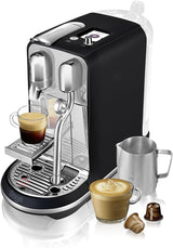Espressomachine met Nespresso SNE800 Creatista Plus capsules van Sage, matzwart
