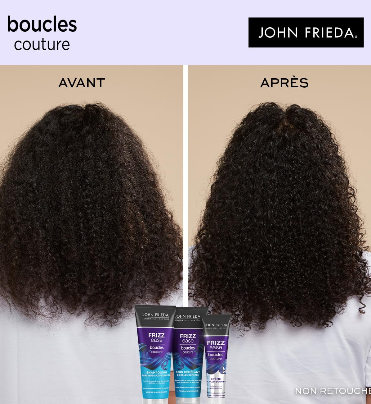 John Frieda Frizz Ease haarconditioner voor het ontwarren van haar, 250 ml Haarontwarrende producten Naty Shop