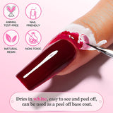 AIMEILI Latex Peel off Tape Nagelleck Korrektor Hautschutz Fingerschutz Für Nail Art Palissade Geruchlos Wit 15Ml