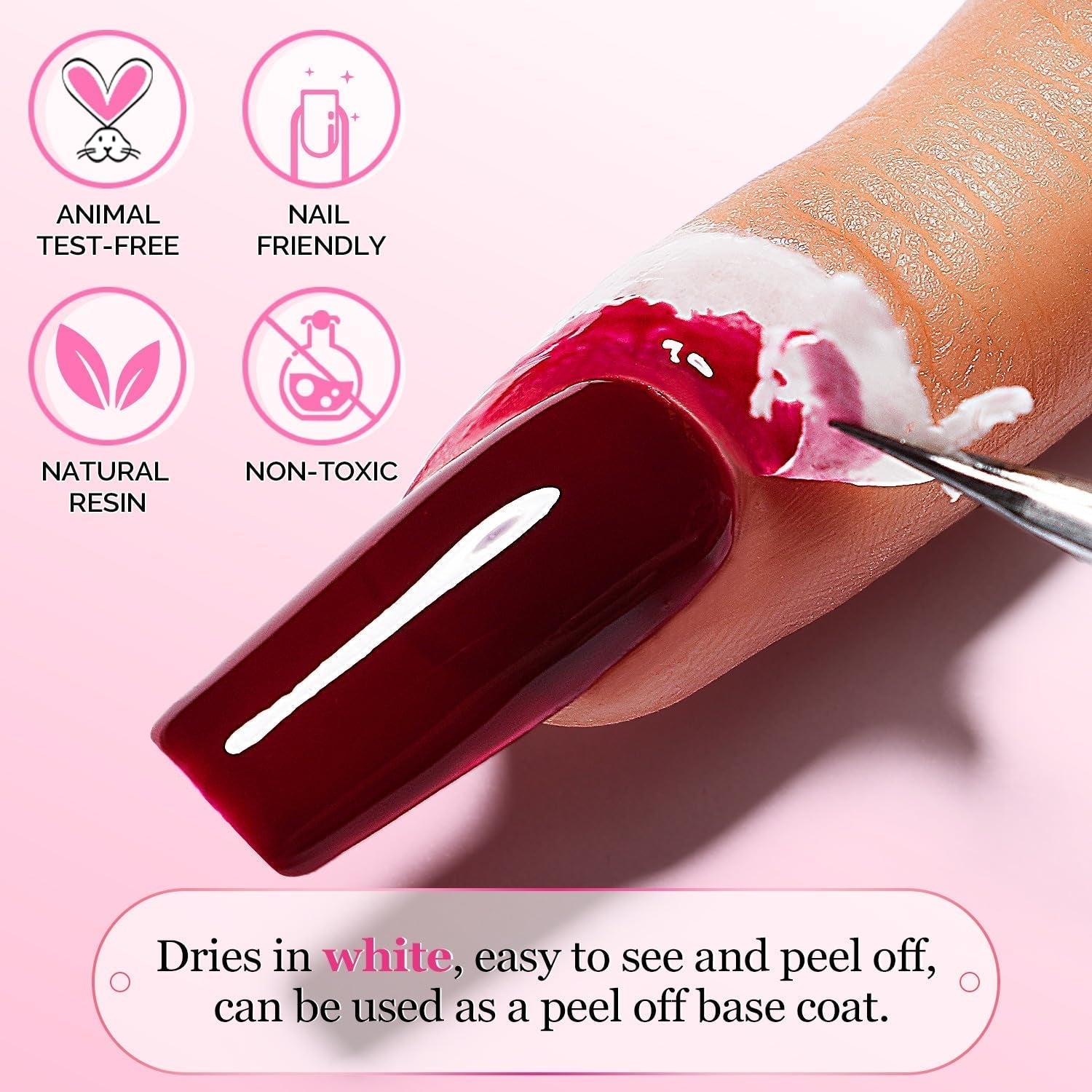 AIMEILI Latex Peel off Tape Nagelleck Korrektor Hautschutz Fingerschutz Für Nail Art Palissade Geruchlos Wit 15Ml