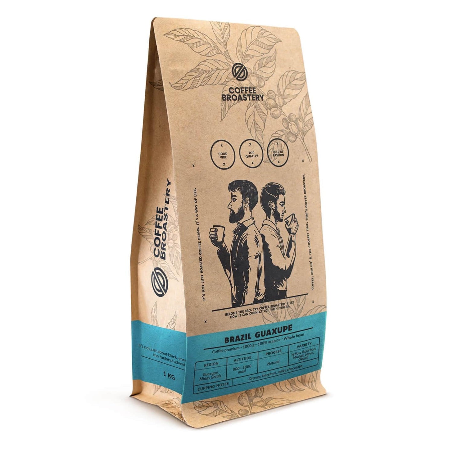 Set koffiebonen 3x1kg 3000g | Braziliaanse Guaxupe | Braziliaanse koffie | Speciale koffie | Vers gebakken | Ambachtelijke koffiebakkerij