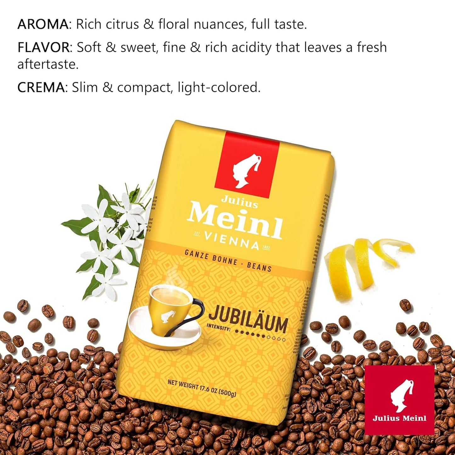 Meinl - Jubileumblend - Koffie met hele bonen - 500 g