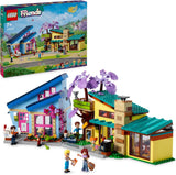 LEGO Friends Familiehuis Olly en Paisley, poppenhuis met figuren en accessoires, huis met twee verdiepingen en boomhut, creatief cadeau voor meisjes en jongens vanaf 7 jaar oud 42620 bouwsets Besuche the LEGO-Store Single