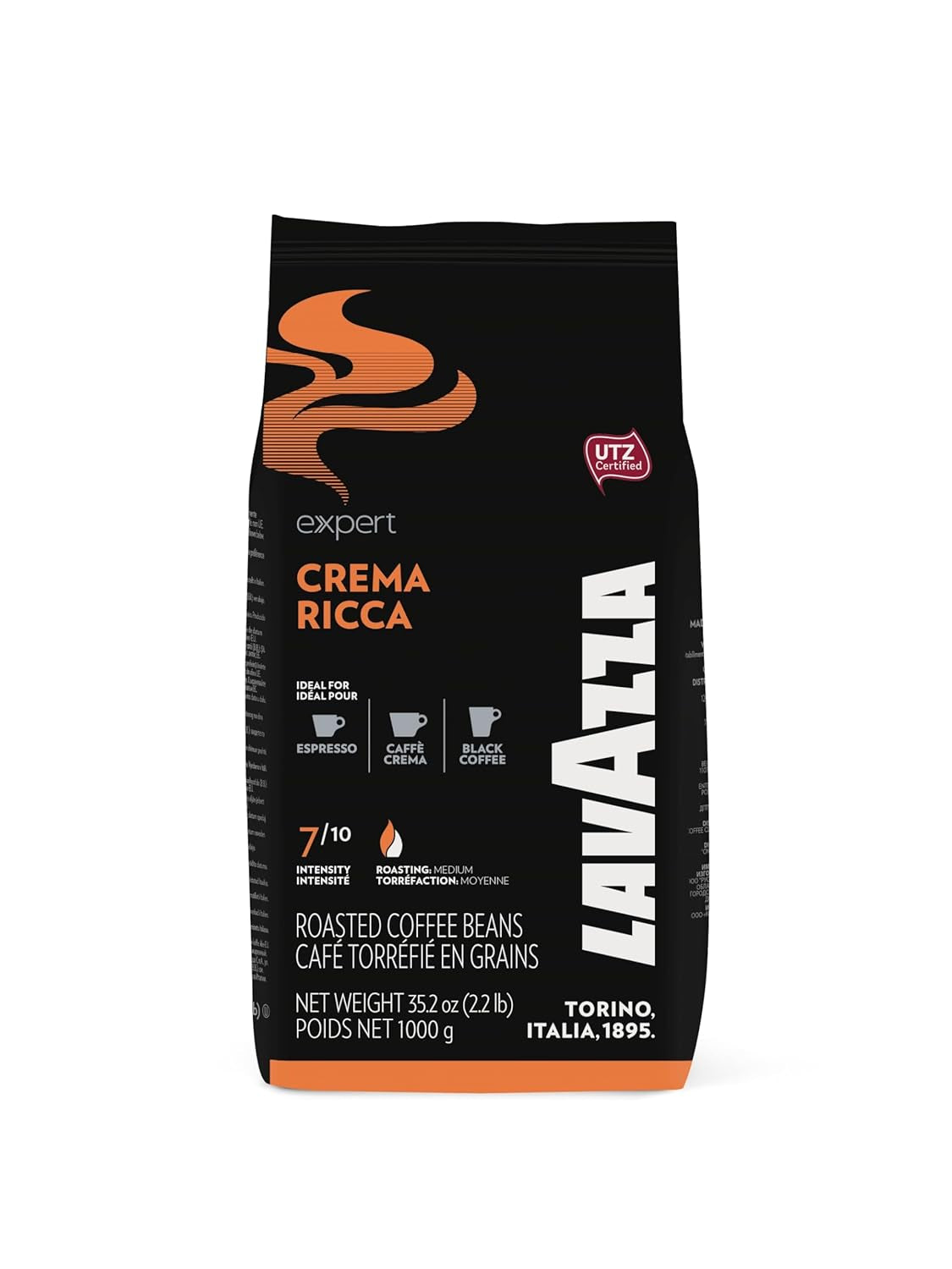 Lavazza Expert Plus Crema Ricca Espresso - 6 hele koffiebonen x 1 kg