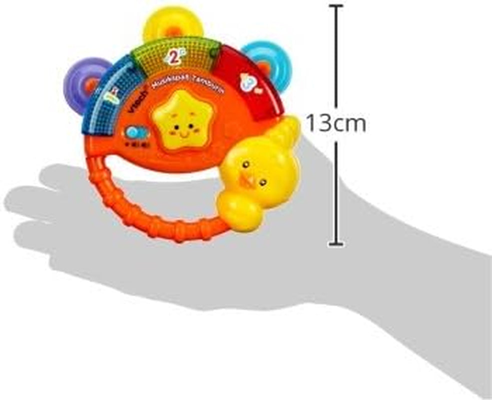 Vtech Baby 3-in-1 Magische Muziekbal, 9-36 Maanden & Baby Music Fun Tamboerijn - Elektronisch speelgoed met muziek en geluidseffecten - Voor 9-36 Maanden Babyspeelgoed Bebe Naty Shop